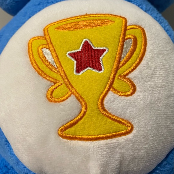 Care Bears Plush Champ Bear Large Stuffed Animal Blue Toy 20 inch Just Play - Picture 10 of 12